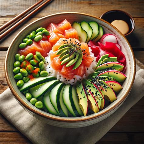 Poke Bowl Au Saumon Et Avocat