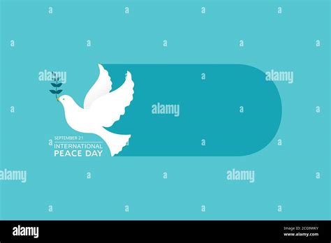 Vector Illustration Of International Peace Day Observed On September