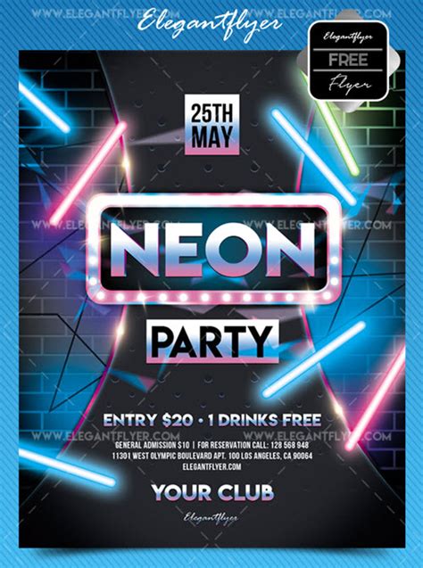 25 Premium And Free Neon Templates And Graphics To Make Your Design Glow