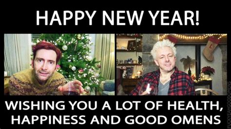 Happy New Year Love You All Fuck Yeah Good Omens