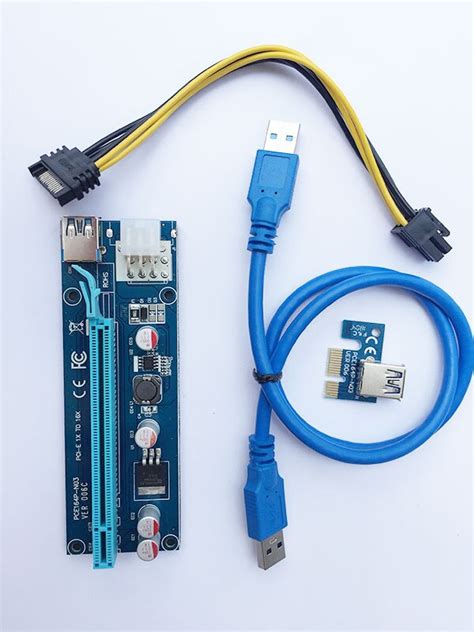 Ver C Placa Riser Pci E Express Para Btc Minera O Cent Metros