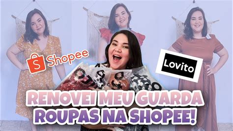 Renovei Meu Guarda Roupas Na Shopee Loja Lovito Lu Ferrari Youtube