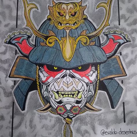 Eddie Iron Maiden Senjutsu Álbum Desenhos