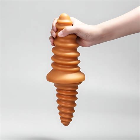 Sizes Spiral Monster Silicone Anal Plug With Suction Cup Anal Plug