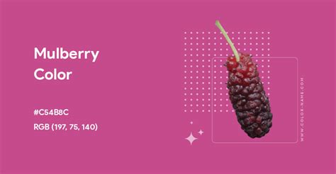 Mulberry color hex code is #C54B8C