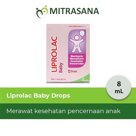 jual liprolac baby drop  ml probiotik prebiotik anak shopee