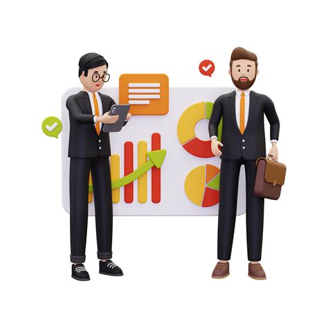 3d Business Partnership Illustration 10872401 Png