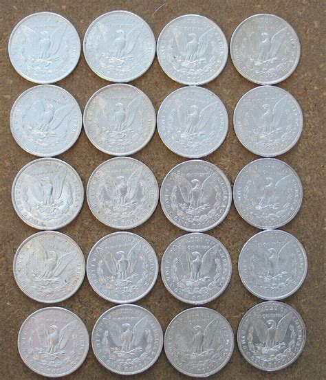 Original Roll P Morgan Silver Dollars Ch Gem Bu Ebay