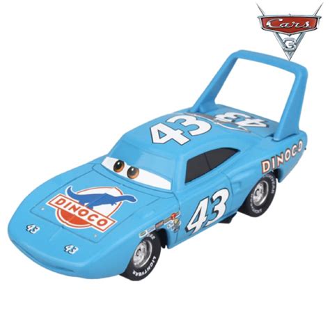 The King Disney Carros Miniatura Em Metal Mattel Carrinho Brinquedo