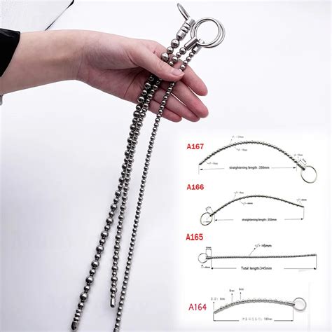 Male Stainless Steel Urethral Sound Dilators Sounding Penis Plug Beads Insert Catheters Stick