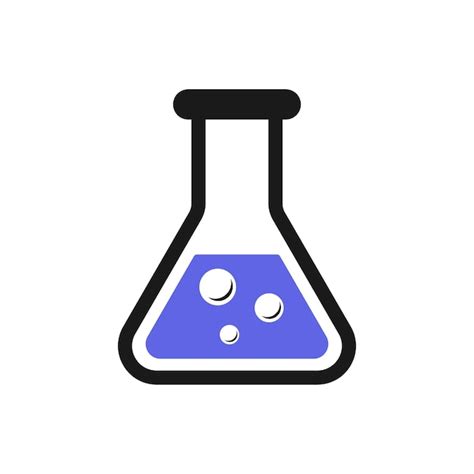 Premium Vector Chemical Flask Icon On White Background Laboratory