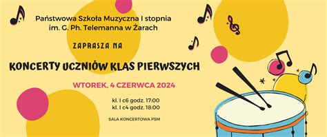 Koncert Uczni W Klas Pierwszych Pa Stwowa Szko A Muzyczna I