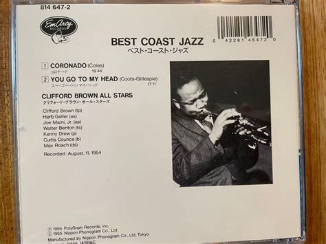 Yahoo Cd Clifford Brown All Stars Best Coast Jazz