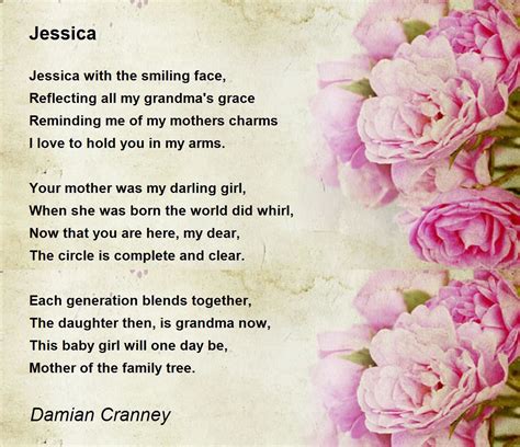 Jessica by Damian Cranney - Jessica Poem