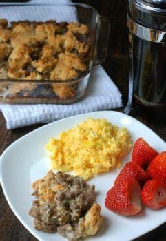 Keto Sausage Gravy And Biscuit Bake Ruled Me