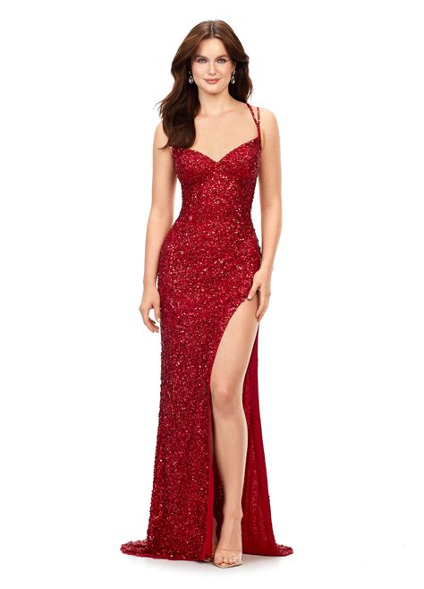 Red Sparkly Prom Dresses