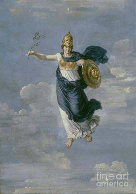 Minerva In The Heavens, 1820. Artist Drawing by Heritage Images | Fine ...