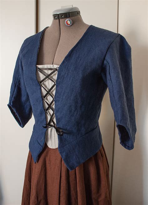 Claire Fraser Blue Jacket And Skirt From Outlander