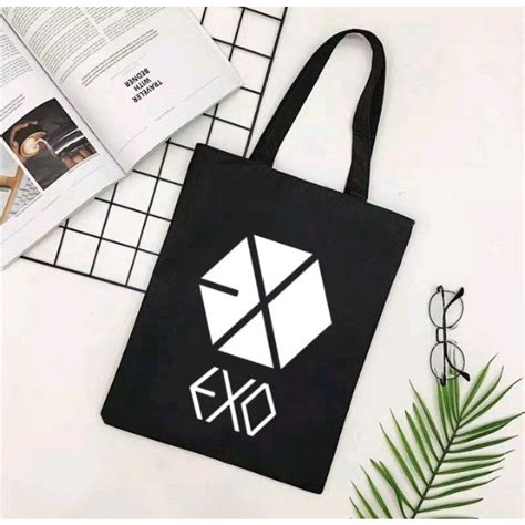 Jual Nf Exo Totebag Kanvas Tote Bag Custom Tas Tote Wanita Kpop