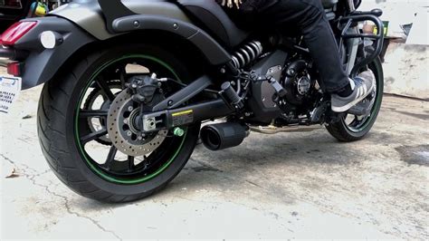 Full Exhaust System On A 2022 Kawasaki Vulcan S 650 YouTube