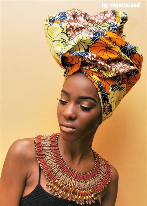 Hair Wraps Natural Afro Hair Coiffure Avec Foulard Foulard Cheveux