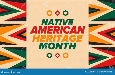 Native American Heritage Month In November American Indian Culture