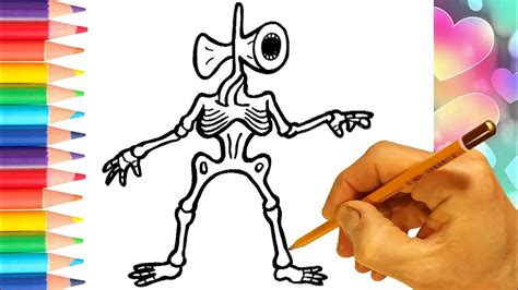 Как нарисовать сиреноголового для детей / how to draw a siren head for ...