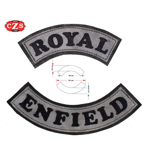 Embossed Leather Patch Mod Royal Enfield