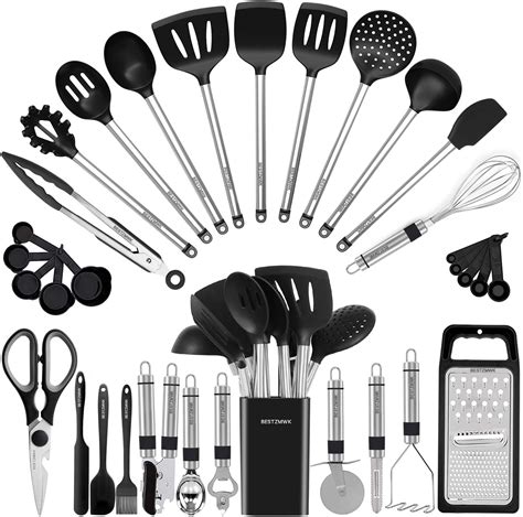 Kitchen Utensil Set Silicone Cooking Utensils 33 Kitchen Gadgets