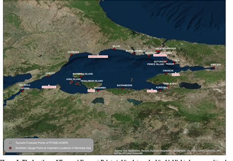 Figure From Tectonic Origin Tsunami Scenario Database For The Marmara