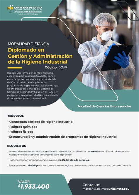 Diplomado En Gestion Y Administracion De La Higiene Industrial