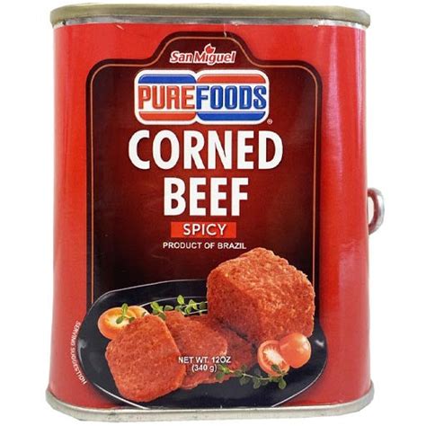 San Miguel Purefoods Corned Beef Spicy 🌶️ 12 Oz Sukli Filipino