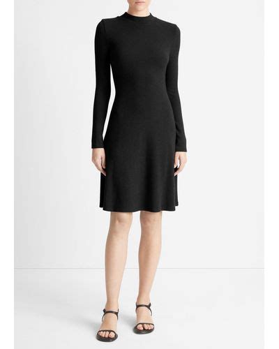 Vince Long Sleeve Mock Neck Dresses For Women Up To 61 Off Lyst