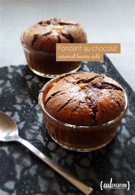 Fondant au chocolat coeur coulant caramel beurre salé Cookeez