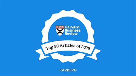 Top 50 Harvard Business Review Articles Of 2020 By Lindsey Karberg Medium