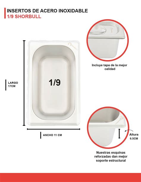 Inserto Acero Inoxidable 1 9 Con Tapa 6 5 Cm Shorbull Coppel