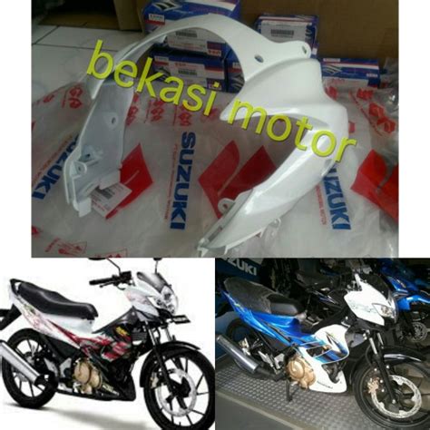 Jual Batok Cover Kepala Putih Satria Fu Barong White Original