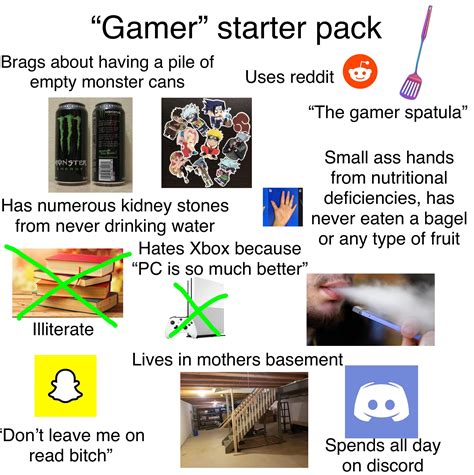 Real Gamer Starter Pack R Starterpacks