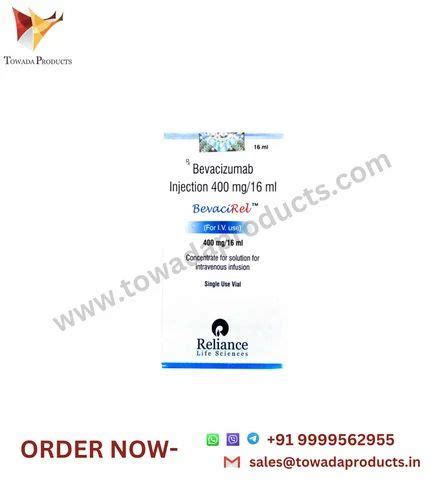 Reliance Life Sciences Bevacirel 400 Mg Bevacizumab Injection