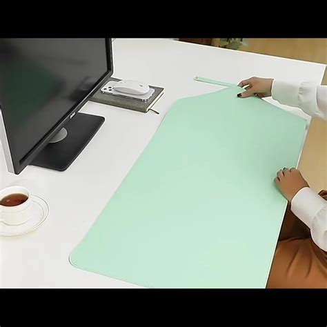 Customizable Anime Boob Rgb Luminous Mouse Pad Mat Rubber Leather Pure Color Sides Mouse Pads