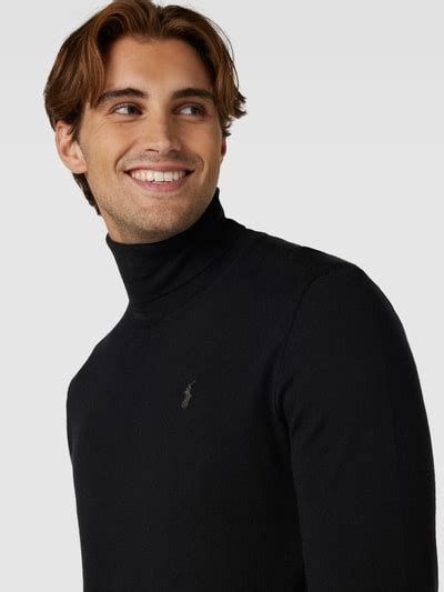 Polo Ralph Lauren Strickpullover Mit Rollkragen Black Online Kaufen