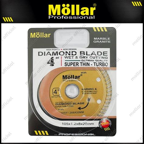 Jual MOLLAR Diamond Wheel Turbo Gold Mata Pisau Potong Keramik 105 Mm