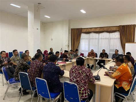 PJ Bupati Kerinci Pimpin Rapat Kerja Penanganan Bencana Banjir Dan