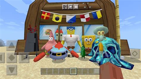 Real Bikini Bottom SpongeBob MOD In Minecraft PE YouTube