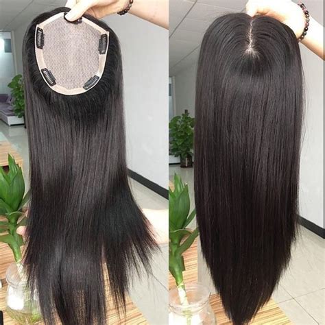 Women Toupee Hairpiece Brazilian Virgin Hair