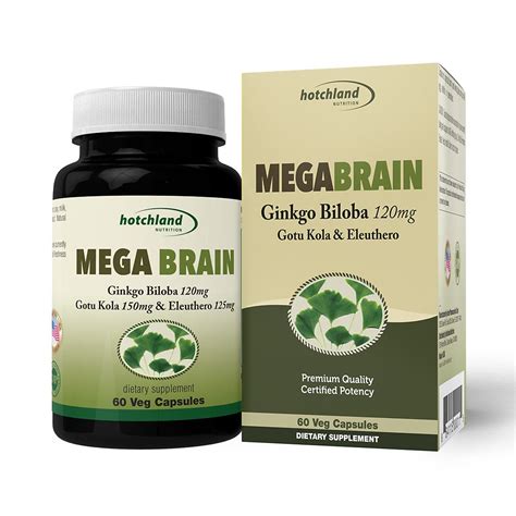 Viên uống bổ não MEGA BRAIN Hotchland hộp 1 lọ 60 viên