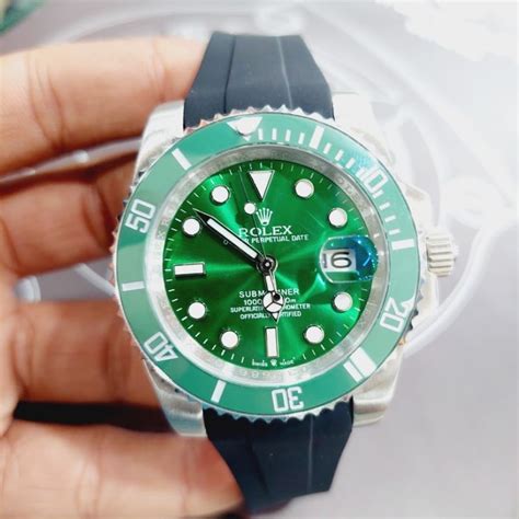 Jual R L X Submariner Hulk Strap Rubber Jpn Jam Tangan Pria Automatic