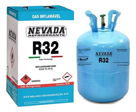 Botija Gás Refrigerante R32 9 5 Kg Nevada MercadoLivre