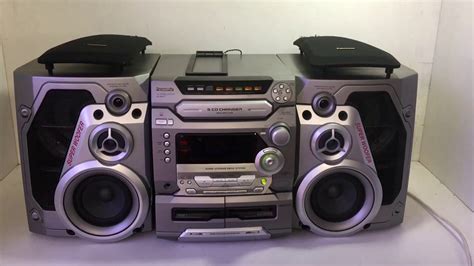 Panasonic Sa Ak Disc Stereo System Way W Monster Sound