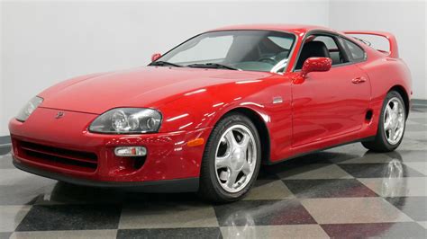 TOYOTA SUPRA MK4 Rouge Reconnaissance 1/18 A80 RHD ...